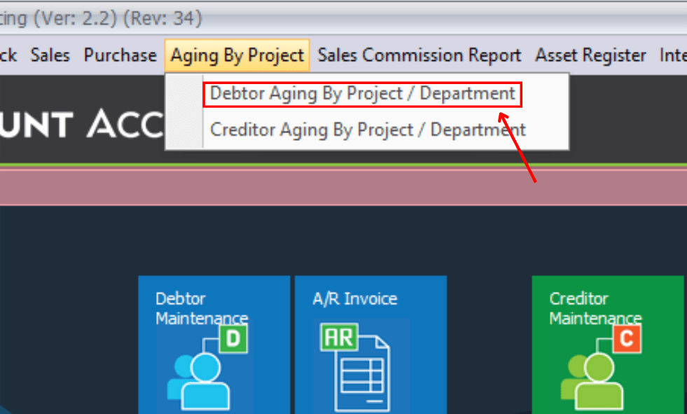 Aging by Project - 2