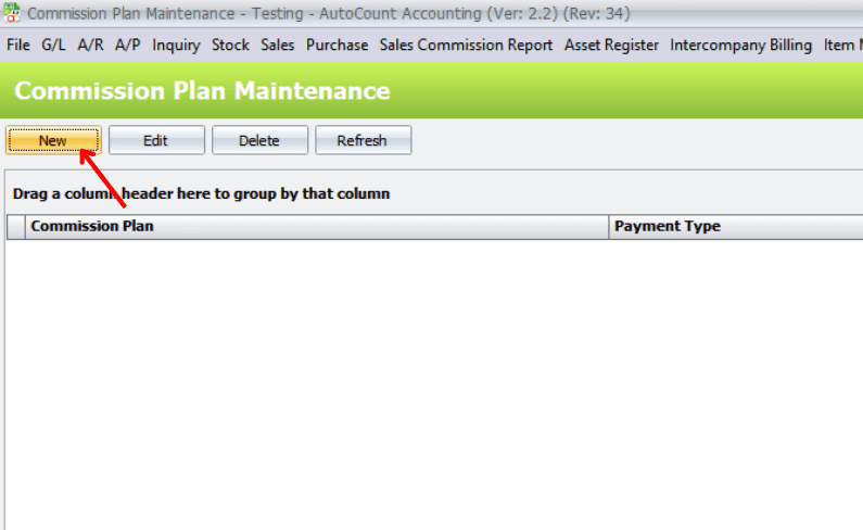 Commission Plan Maintenance